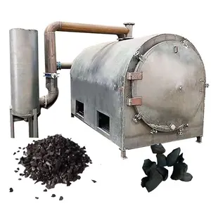 Risparmio energetico industriale senza fumo lolla di riso forno a carbone stufa macchina bruciare legno carbonizzazione forno stufa forno prezzo