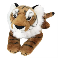 Vente en gros Peluche tigre de Sibérie orange grandeur nature personnalisée Peluche animal en peluche de qualité supérieure Jouet tigre géant