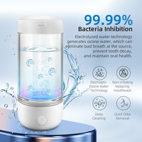 Vaso de Agua con Ozono, Electrolyzer de Agua para el Hogar, Generador de Ozono, Cuidado Bucal y Aliento Fresco
