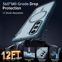 Étui de protection magnétique MOBOSI en TPU+PC étanche avec chargement sans fil pour Z Fold 4, design blindé, protection de charnière intégrée, écran avant NFC 360