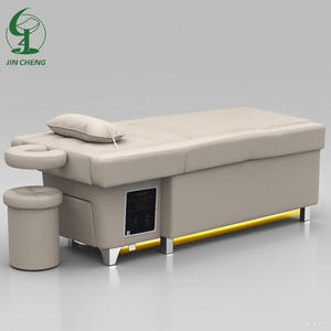 Tempat Tidur Pijat Thailand Multifungsi Jincheng, Kursi Salon Elektrik dengan Sandaran yang Dapat Diatur, Kursi Pedikur, Kursi Cuci Rambut, Tempat Tidur Spa Kepala, Tempat Tidur Keramas - Product Image 3