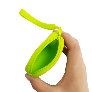 Monedero de Silicona de Colores Sólidos, Simple, en Oferta, Bolsa de Almacenamiento para Auriculares, Mini Cartera Portátil con Llavero, Regalo para Niños - Product Image 5