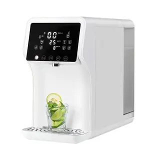 Purificador de água de bancada com display TDS, dispensador de água de mesa com aquecimento rápido de 3 segundos, instalação gratuita, purificador de água