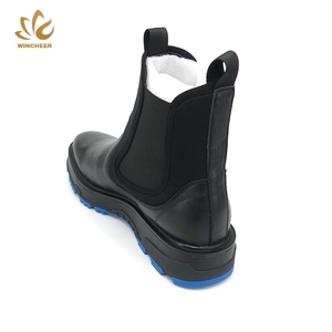 2019 Mode personnalisé <span class=keywords><strong>noir</strong></span> en gros <span class=keywords><strong>chelsea</strong></span> bottes de mode pour hommes - Product Image 6