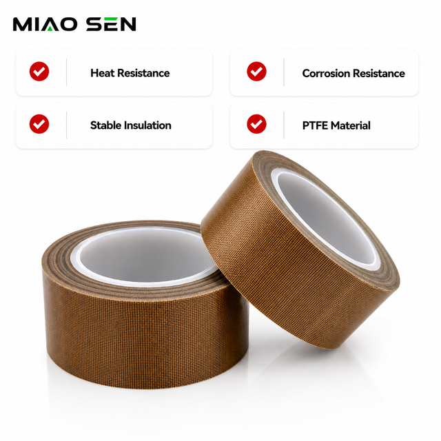 PTFE Film Tape Class H High Temperature Heat-Resistant Electrical Insulating Pressure Sensitive Adhesive Tape Low Noise Soft