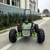 EGS 1000 W 48 V 20 Ah Kart Électrique Buggy pour Enfants Adultes Frein à Disque Transmission par Arbre Double Suspension à Bras Triangulaire Pneus Tout-Terrain 40 km