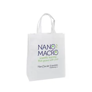 Logo personnalisé numérique Pp mat laminé fourre-tout Shopping Carry Non-Woven Sac d'impression