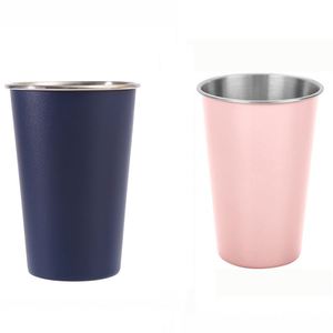 Eco-Friendly Stainless Steel Camping 700ml Vaso De Pinta Personalizado De Reusable Cup 16oz Custom Pint Glass 17oz <b>Mug</b> Stainless - Product Image 2