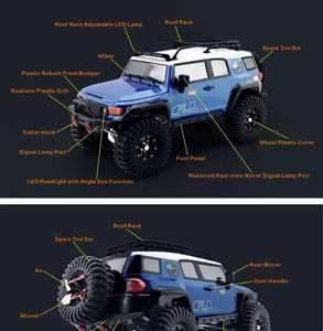 Nouvelle sortie RGT : <span class=keywords><strong>Crawler</strong></span> réaliste 1/10 Ex86120 TRAMPLE, empattement 313 mm - Product Image 2