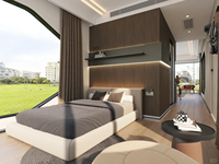 Capsule spatiale de luxe légère, maison mobile pliable préfabriquée en conteneur, panneau sandwich |   Meubles de cuisine sur mesure pour hôtel et maison d'hôtes