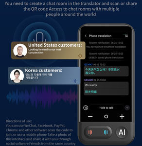 Dispositivo traduttore in lingua aziendale portatile di fascia alta 150 le lingue a due vie istantanee AI ChatGPT voce Versatile facile da usare - Product Image 5