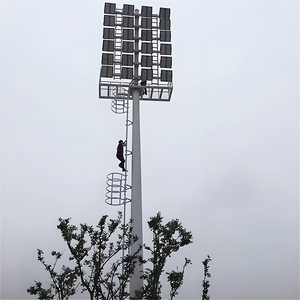 Poste de mástil alto personalizado para estadio de fútbol, aeropuerto, puerto marítimo, exterior, 15M, 20m, 25m, 30m, <span class=keywords><strong>35m</strong></span>, 40m, iluminación de mástil alto - Product Image 2