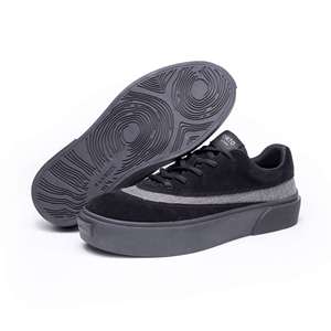 Chaussures décontractées tendance pour hommes, en maille respirante, antidérapantes, à talon bas, à carreaux, avec doublure en dentelle, style sportif, toutes saisons - Product Image 2