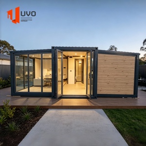 <span class=keywords><strong>Casa</strong></span> Contenedor Expandible Moderna con Dormitorio Privado de Techo a Piso de Cristal, <span class=keywords><strong>Casa</strong></span> Pequeña Modular Prefabricada para Jardín <span class=keywords><strong>o</strong></span> Vacaciones - Product Image 1