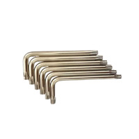 Jeu de clés Torx en forme de L, T10 à T55, en acier au carbone nickelé, outils de réparation manuels