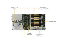 Estaciones de Trabajo Super SQL Enterprise, Servidor 1029GQ-TRT 1U Rack, Chasis de Gabinete de Almacenamiento de Alto Rendimiento con IA, Doble Procesador, en Stock