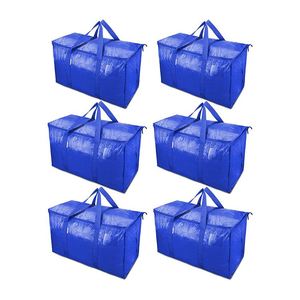 Sac de rangement tissé en PP personnalisé, fourni par l'usine, pour emballage et déménagement, 145g - Product Image 1