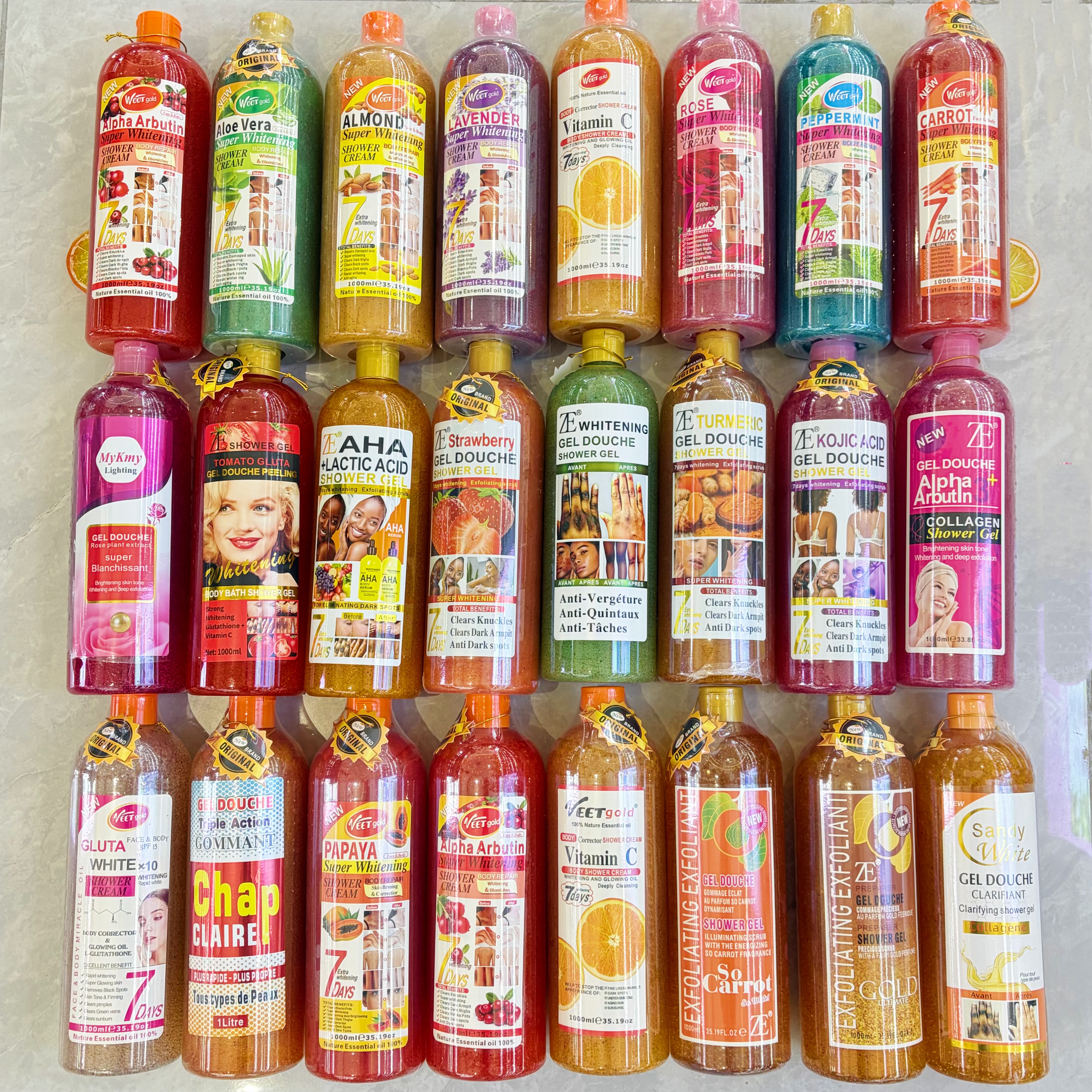 Toutes les couleurs