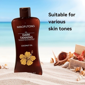Aceite Humectante Bronceador Vegano Orgánico con DHA, Acelerador del Bronceado para Todo Tipo de Piel, para Tomar el Sol en la <span class=keywords><strong>Playa</strong></span> <span class=keywords><strong>y</strong></span> al Aire Libre - Product Image 4