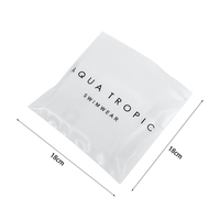 Sacs en plastique biodégradables pour vêtements, avec fermeture éclair, logo imprimé personnalisé, emballage pour vêtements, sac à fermeture éclair, sous-vêtements, emballage mat givré