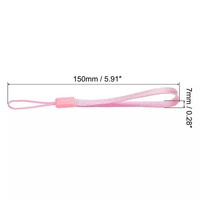 Cordon de cou coloré en corde de pin tressée pour téléphone portable, avec porte-clés, porte-clé USB, porte-badge et accessoires électroniques