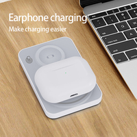 Chargeur sans fil magnétique portable 5000 mAh, batterie externe 3000 mAh, mini batterie pour montre/écouteurs/téléphones F183