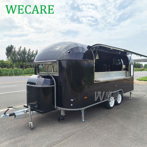 Remolque móvil WECARE para cafetería, camión de comida, catering, totalmente equipado, perro caliente, helado, pizza, camión de comida rápida con cocina completa - Product Image 1