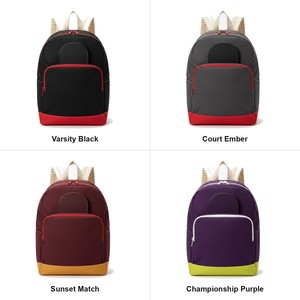 กระเป๋าเป้สะพายหลังสำหรับไม้ปิงปองแบบ Strap-Block ใส่ไม้ได้ 2 อัน ผลิตจากวัสดุรีไซเคิลแบบ Plain-Weave รับทำโลโก้ตามสั่ง ขายส่ง กระเป๋าเป้สะพายหลังสำหรับไม้เทนนิสและไม้พาเดล - Product Image 5