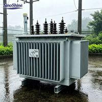 Transformateur de distribution d'énergie électrique immergé dans l'huile SinoShine UL/CUL 50KVA 100KVA 150KVA 200KVA 250KVA 300KVA 400KVA 10kv