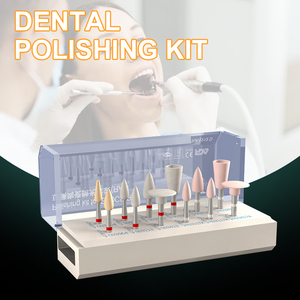 ชุดขัดเงาสำหรับงานทันตกรรม GUSROM แบบไฟฟ้า สำหรับโลหะ พลาสติก เหล็ก กล่องเพชร หินเพชร บล็อกเซอร์โคเนีย เซรามิก หัวขัด ความเร็วดี - Product Image 6