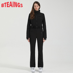 Combinaison de <span class=keywords><strong>ski</strong></span> pour femme, nouvelle, professionnelle, imperméable, chaude, ajustée, double planche, <span class=keywords><strong>pantalon</strong></span> américain transfrontalier, 100% polyester - Product Image 2