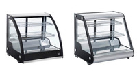 Vitrine Réfrigérée de Comptoir pour Petits Gâteaux, Refroidissement par Air, Verre Trempé, Capacité 130L - Offre Spéciale