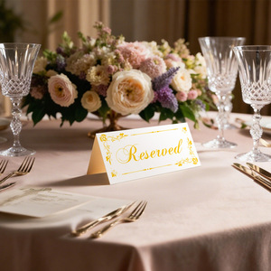 Carte de réservation de table personnalisée pour hôtel, en carton épais, pour spas, salons, restaurants, bons de réduction personnalisés - Product Image 5