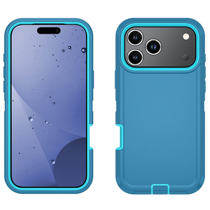 Funda Protectora para Teléfono Defender, MOQ <span class=keywords><strong>500</strong></span>, para iPhone 18 Pro, 16 Plus, 14 Pro <span class=keywords><strong>Max</strong></span>, 13 Mini, 12, 11, XS, XR, SE <span class=keywords><strong>2022</strong></span>, Resistente, 3 en 1 - Product Image 4