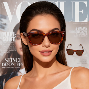 Luxury Hand-made Acetate <b>Sunglasses</b> Men Women Classic Retro <b>Square</b> Shades Vintage Rivet Detail Premium Sun Glasses for Wholesale - Product Image 5