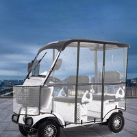 Mini-bus électrique à quatre roues pour adultes et personnes âgées avec auvent, véhicule utilitaire pour passagers et marchandises, pour les trajets scolaires
