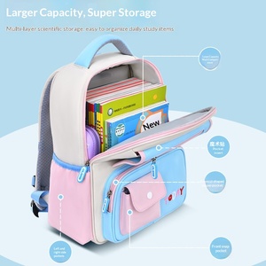 Mochila Escolar para Primaria, Grados 1-3, Nueva Mochila Infantil de Nailon, Ligera, Gran Capacidad, Resistente al Agua, Ultraligera - Product Image 6