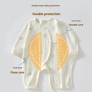 Traje <span class=keywords><strong>de</strong></span> Mariposa <span class=keywords><strong>de</strong></span> Dibujos Animados para Recién Nacido, Traje <span class=keywords><strong>de</strong></span> una Pieza <span class=keywords><strong>de</strong></span> Algodón Puro sin Costuras, Ropa <span class=keywords><strong>de</strong></span> Bebé Unisex - Product Image 4