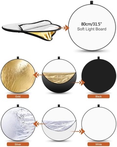 60x90cm 90x120cm 5 en 1 fotografía Reflector plegable portátil <span class=keywords><strong>estudio</strong></span> Multi Color Reflector de mano - Product Image 6