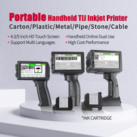 Para Docod portátil de mano G100E impresora de inyección de tinta 12,7mm máquina de codificación por lotes código Qr Número de serie fecha de caducidad Tij características Rico