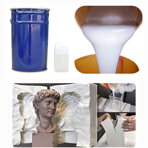 Silicona Líquida RTV2 de Curado con Estaño, Color Blanco <span class=keywords><strong>Lechoso</strong></span>, para Moldes de Resina PU, Grado Industrial, Bajo Costo, Gran Suministro, Silicona para Fabricación de Moldes - Product Image 1