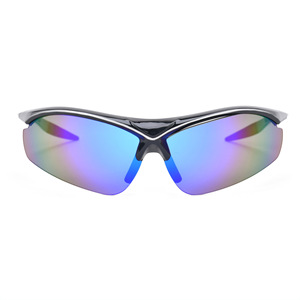 Cycling Glasses Semi Rimless <b>Polycarbonate</b> Lens UV Protection Anti Slip Outdoor Sports Sunglasses Men's - Product Image 3