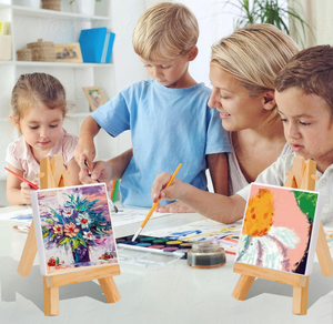 Mini Caballete de Madera Natural de Alta Calidad - Soporte Triangular para Cuadros, Tarjetas de Mesa para Bodas y Decoración de Fiestas - Product Image 6