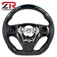 Volante Deportivo Personalizado de Fibra de Carbono con LED e Indicador de RPM, en Cuero, para Toyota Corolla, Rav4, Camry 8