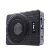Soway OP-F K-68S Enceinte de voiture portable avec caisson de basses ultra-fin carré, fabrication de 16 ans
