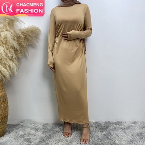 6736 #   Vestido Ajustado de Última Moda, Material Jersey, Dos Lados con Cintura Elástica, Vestido de Manga Larga, Ropa de Mujer a la Moda - Product Image 1