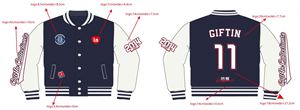 เสื้อแจ็คเก็ตเบสบอลแบบมีฮู้ดลายพรางพร้อมโลโก้สั่งทำพิเศษ  ไซส์ใหญ่  สำหรับทีมเบสบอล  แบบ unisex  ใส่ได้ทั้งฤดูใบไม้ผลิและฤดูใบไม้ร่วง  ด้านหน้ากันน้ำ - Product Image 5