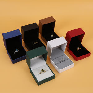 SIFOO Vente en gros <span class=keywords><strong>de</strong></span> boîtes à bijoux en papier personnalisées <span class=keywords><strong>de</strong></span> luxe avec logo, boîtes à bijoux bon marché pour bracelets, colliers, bagues, emballage <span class=keywords><strong>de</strong></span> bijoux en velours - Product Image 3