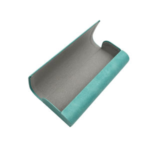 משקפי שמש יוקרה תיבת אריזה מתקפל משקפי שמש במקרה של משקפיים מעור לוגו מותאם אישית pu - Product Image 3