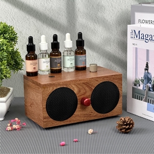 Vendita calda RX-450h diffusore di fragranze in palissandro 7 colori LED luce ambientale con Audio tecnologia Wireless altoparlante per l'home-Office - Product Image 3